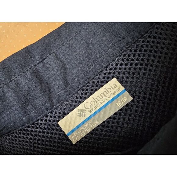 Columbia PFG Bonehead Shirt Mens Medium Blue Auburn University Short Sleeve Top - Picture 6 of 11